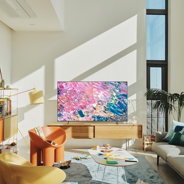 Телевизор Samsung 55" QE55Q60BAUXCE: 55 дюйма, 4K, QLED, 120Гц