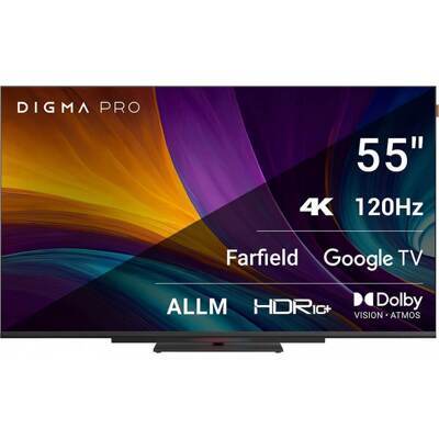 Телевизор Digma Pro 55" 55С: 55 дюйма, 4K, 60Гц