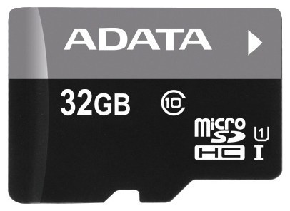 Флеш карта microSDHC 32GB A-Data AUSDH32GUICL10-RA1