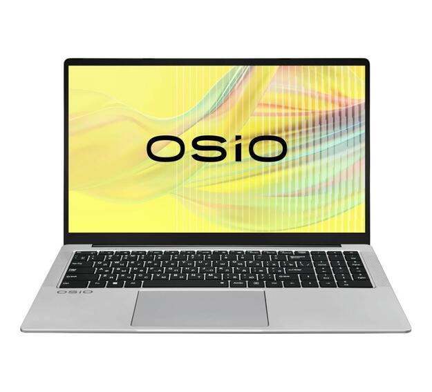 Ноутбук Osio FocusLine 16.1" (Ryzen 5 5500U, 8GB, 512GB SSD, IPS) серый