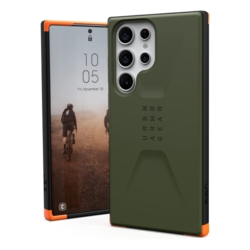 Чехол UAG Civilian для Samsung Galaxy S23 Ultra оливковый