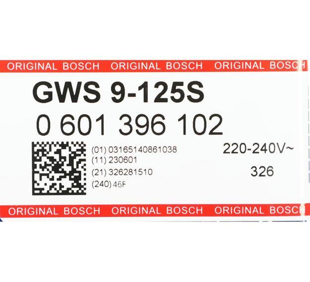 Углошлифовальная машина Bosch GWS 9-125 S