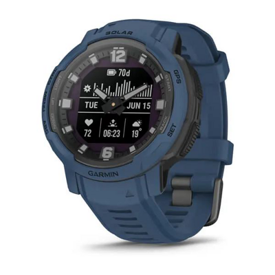 Умные часы Garmin Instinct Crossover Solar 45 мм синий