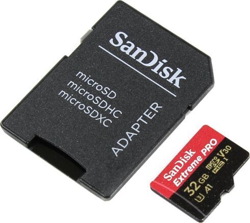 Флеш карта microSDHC 32GB Sandisk SDSQXCG-032G-GN6MA