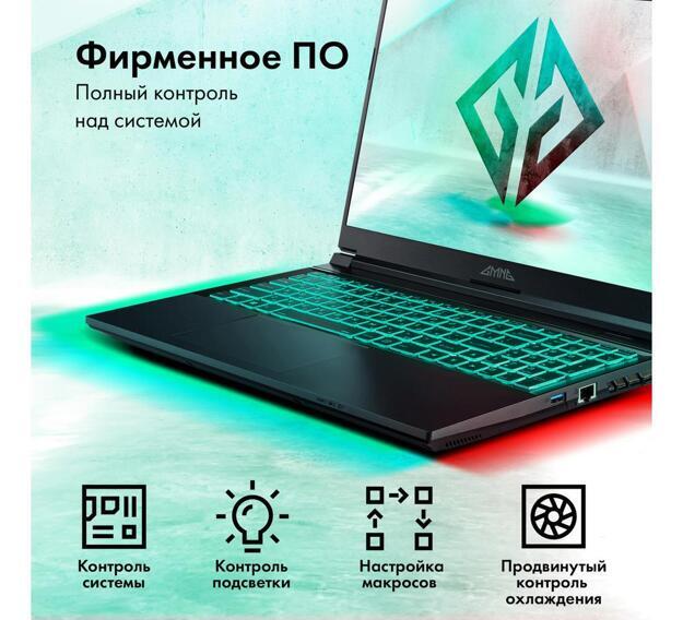 Ноутбук GMNG Skill 15.6" (i7-12700H, 16GB, 512GB SSD, RTX 3060, IPS) черный