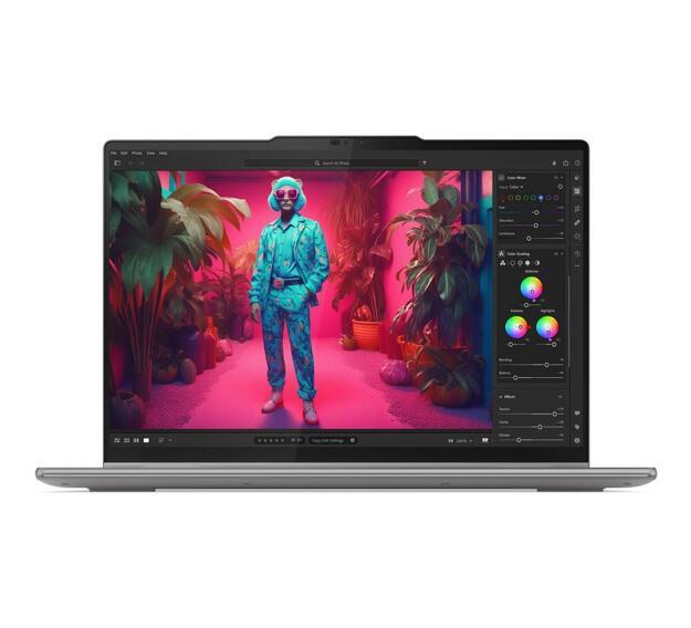 Ноутбук Lenovo Yoga 14" (Ryzen 7 8840HS, 16GB, 1TB SSD, IPS) темно-серый