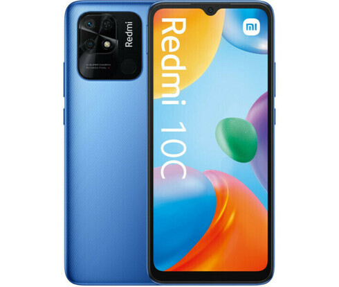 Смартфон Xiaomi Redmi 10C 4/128ГБ NFC EU Синий