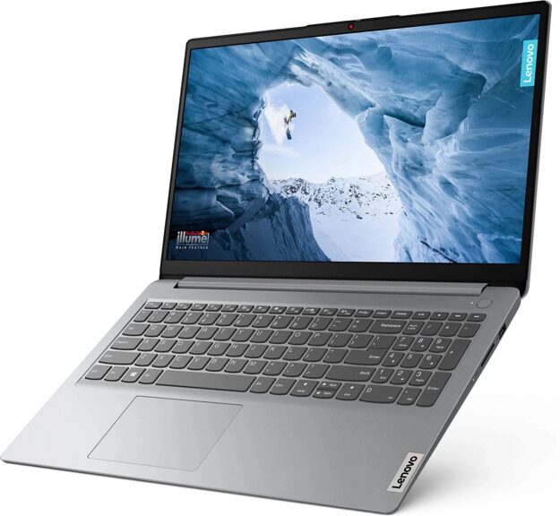 15.6" Ноутбук Lenovo IdeaPad 1 15IAU7 8ГБ/512 ГБ (Intel Iris Xe graphics,Intel Core i5 1235U 1.3ГГц) серый