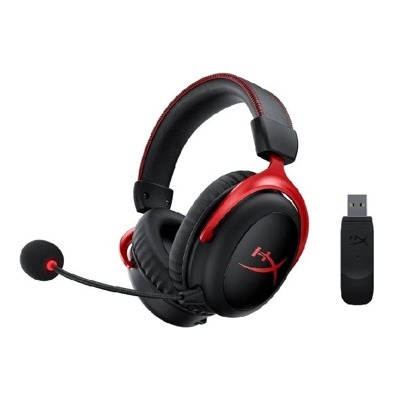 Гарнитура игровая HYPERX Cloud II для ПК и игровых консолей накладные радио черный / красный