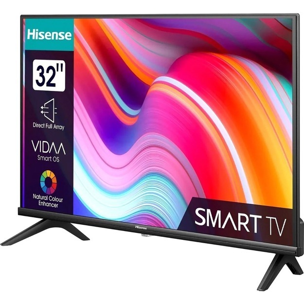 Телевизор Hisense 32A4K: 32 дюйма, HD Ready, Smart TV, VIDAA, Wi-Fi