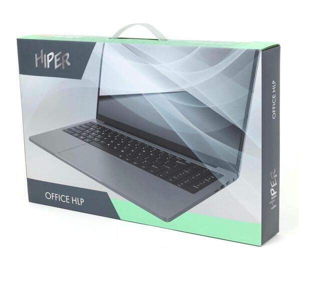 Ноутбук Hiper Office 15.6" (i5-1235U, 16GB, 512GB SSD, IPS) серый