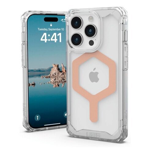 Чехол UAG Plyo для iPhone 15 Pro MagSafe Charging Ice/Rose Gold