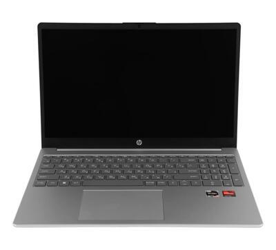 Ноутбук HP 15 15.6" (Ryzen 5 7520U, 8GB, 512GB SSD, IPS) серебристый