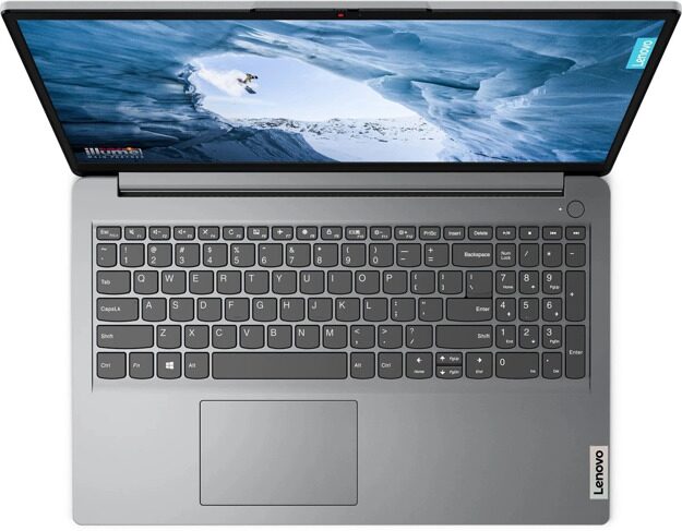 15.6" Ноутбук Lenovo IdeaPad 1 15IAU7 8ГБ/512 ГБ (Intel Iris Xe graphics,Intel Core i5 1235U 1.3ГГц) серый