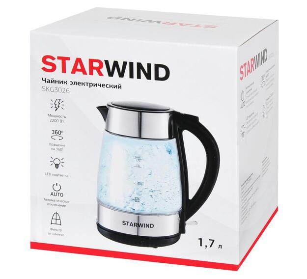 Чайник электрический Starwind SKG3026
