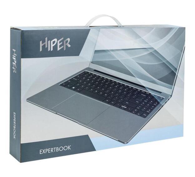 Ноутбук Hiper Expertbook 16.1" (i5-1135G7, 8GB, 1TB SSD, IPS) серебристый