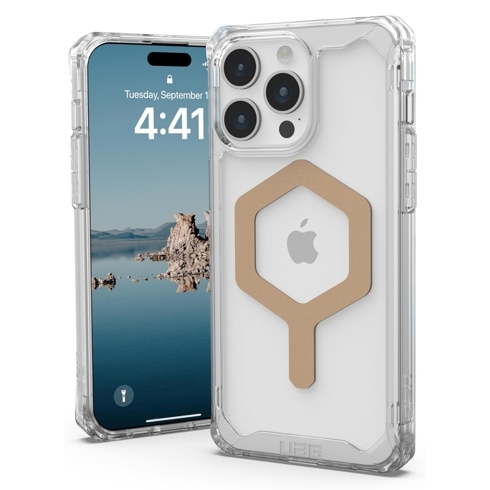 Чехол UAG Plyo для iPhone 15 Pro Max Ice/Gold