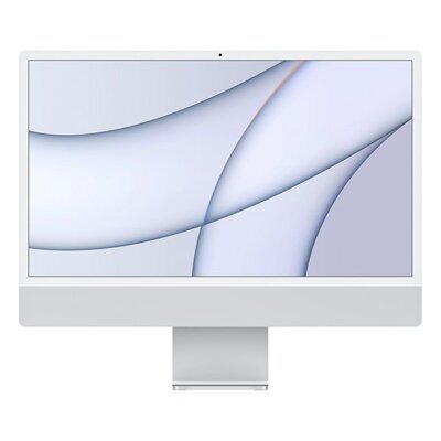 Моноблок Apple iMac 24" Retina 4,5K, M1 (8C CPU, 8C GPU), 8 ГБ, 256 ГБ SSD, серебристый