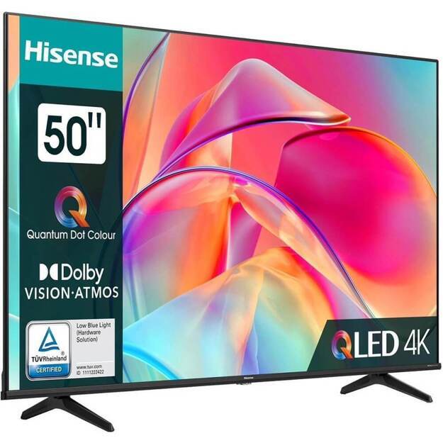 Телевизор Hisense 50" 50E7KQ: 50 дюйма, 4K, QLED, 120Гц