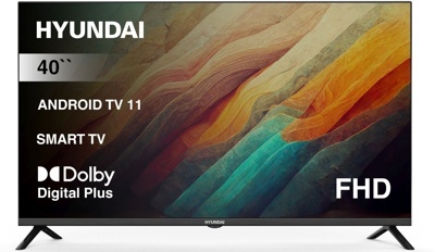 Телевизор LED Hyundai 40" H-LED40BS5002: 40 дюйма, Full HD, Smart TV, DVB-T2