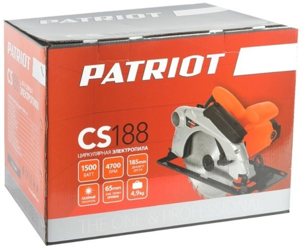 Циркулярная пила (дисковая) Patriot CS 188