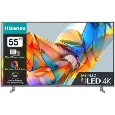 Телевизор Hisense 55U6KQ 2023: 55 дюйма, 4K, QLED, 120Гц