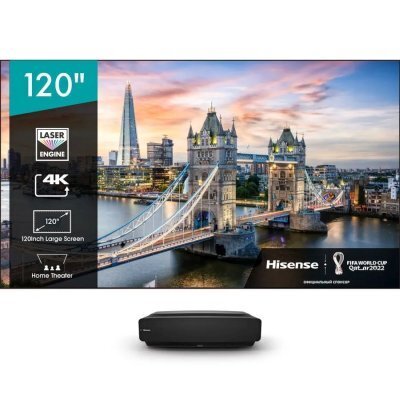 Телевизор Hisense 120L5G: 120 дюймов, 4K, Лазерный