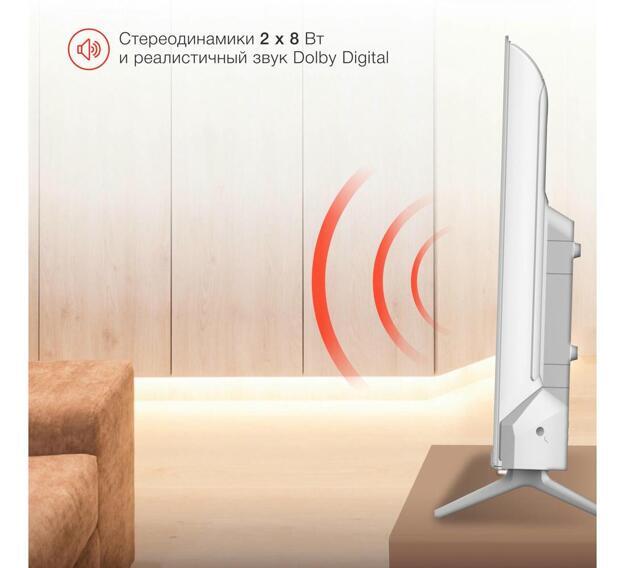 Starwind 32" SW-LED32SG311 HD Яндекс.ТВ (Белый)