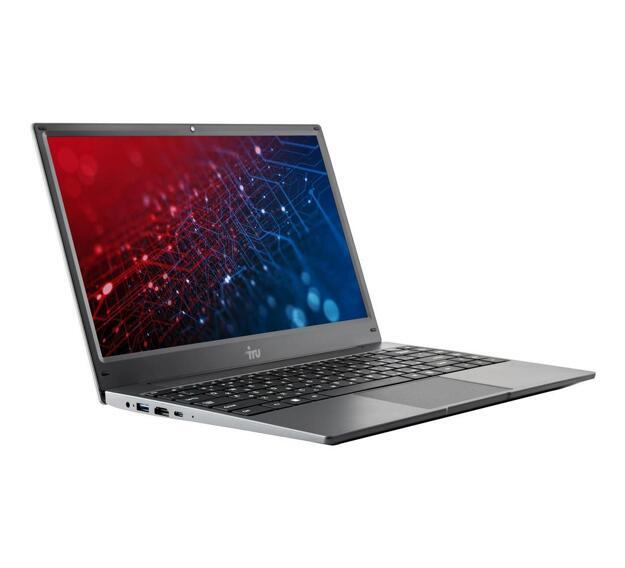 Ноутбук IRU Калибр 14.1" (i5-1135G7, 8GB, 1TB SSD, IPS) серый