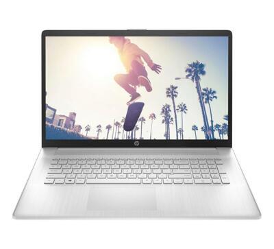 Ноутбук HP 17 17.3" (i5-1235U, 16GB, 512GB SSD, IPS) серебристый