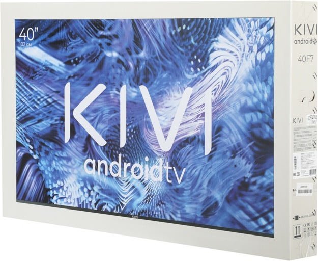 Телевизор LED Kivi 40" 40F740NB: 40 дюйма, Full HD, Smart TV, DVB-T2