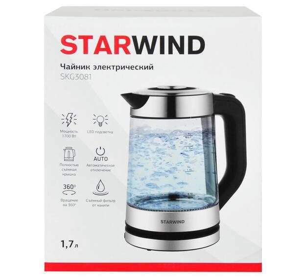 Чайник электрический Starwind SKG3081