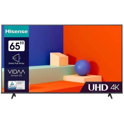 Телевизор Hisense 65A6K: 65 дюйма, 4K, Smart TV, DVB-T2