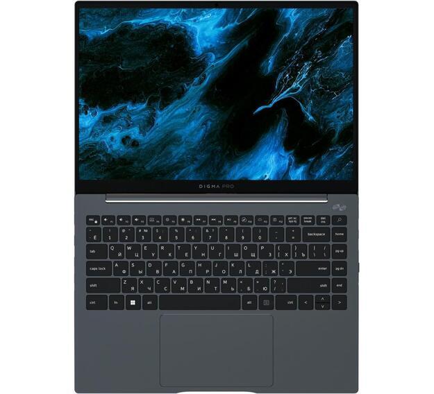 Ноутбук Digma Pro Pactos 14" (i5-1235U, 16GB, 512GB SSD, IPS) темно-серый