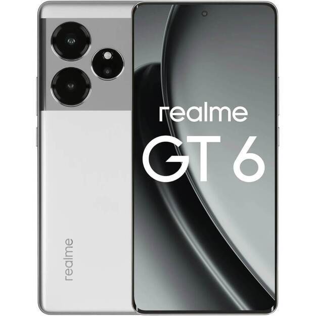 Смартфон Realme GT 6 12/256GB Серебристый