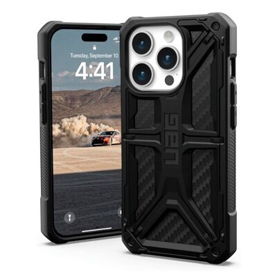 Чехол UAG Monarch для iPhone 15 Pro Max Carbon Fiber