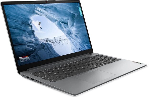 15.6" Ноутбук Lenovo IdeaPad 1 15IAU7 8ГБ/512 ГБ (Intel Iris Xe graphics,Intel Core i5 1235U 1.3ГГц) серый