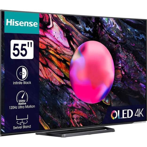 Телевизор Hisense 55A85K 2023: 55 дюйма, 4K, OLED, 120Гц