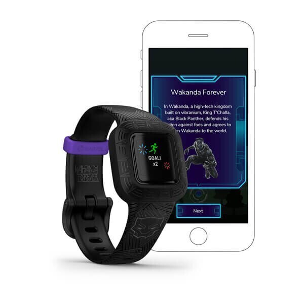 Фитнес-браслет Garmin Vivofit Jr. 3 Marvel Black Panther