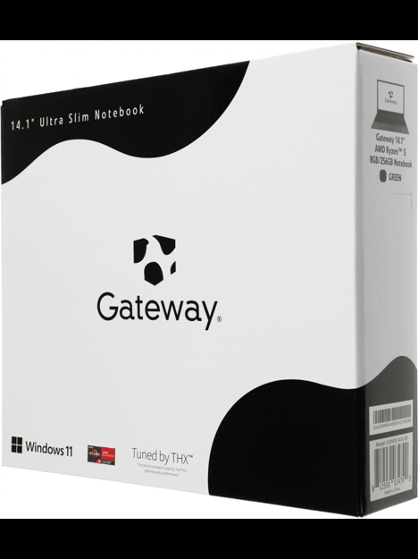 Ноутбук 14.1" Gateway Ultra Slim 14, AMD Ryzen 5 3500U, 8GB RAM, 256GB SSD, AMD Radeon Vega 8