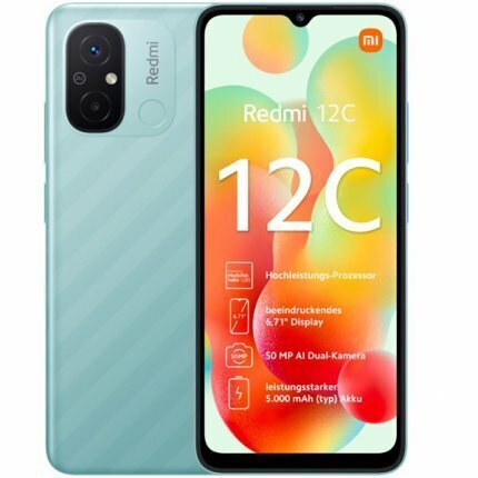 Смартфон Xiaomi Redmi 12C 3/64ГБ EU мятный