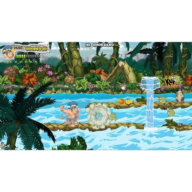 New Joe & Mac - Caveman Ninja. T-Rex Edition PS4, русские субтитры