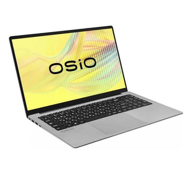 Ноутбук Osio FocusLine 16.1" (Ryzen 5 5500U, 8GB, 512GB SSD, IPS) серый