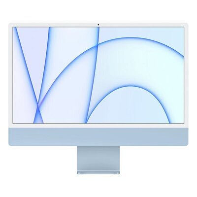 Моноблок Apple iMac 24" Retina 4,5K, M1 (8C CPU, 8C GPU), 8 ГБ, 512 ГБ SSD, синий