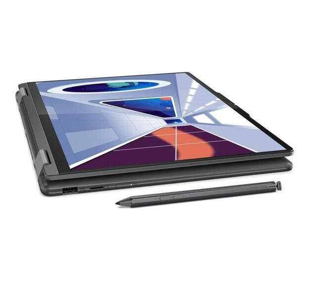 Ноутбук Lenovo Yoga 14" (Ryzen 7 7735U, 16GB, 1TB SSD, OLED) серый