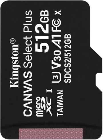 Флеш карта microSDXC 512GB Kingston SDCS2/512GBSP