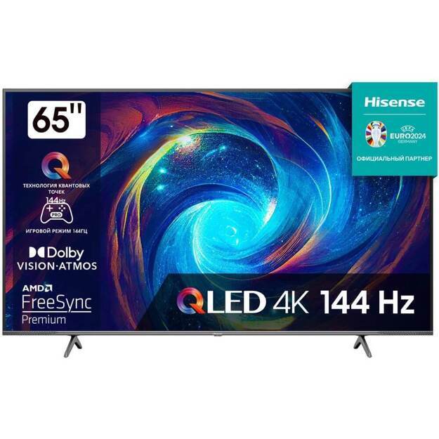 Телевизор Hisense 65E7KQ PRO: 65 дюйма, 4K, QLED, 120Гц