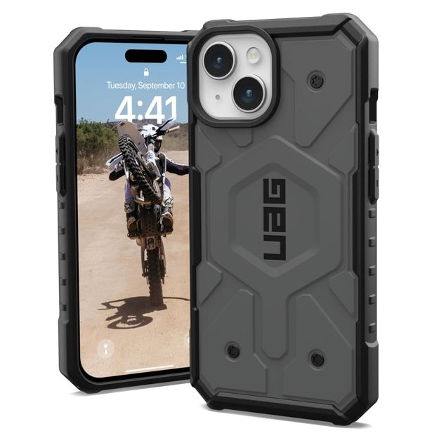 Чехол UAG Pathfinder для iPhone 15 Silver