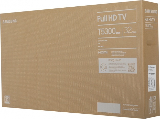 Телевизор LED Samsung 32" UE32T5300AUXCE: 32 дюйма, HD, Smart TV, DVB-T2