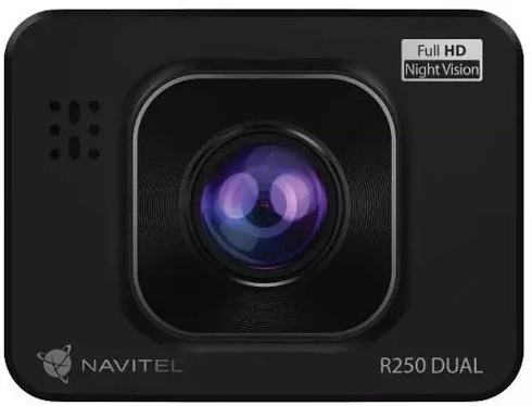 Видеорегистратор Navitel R250 DUAL DVR черный